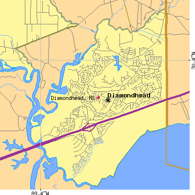 Diamondhead map