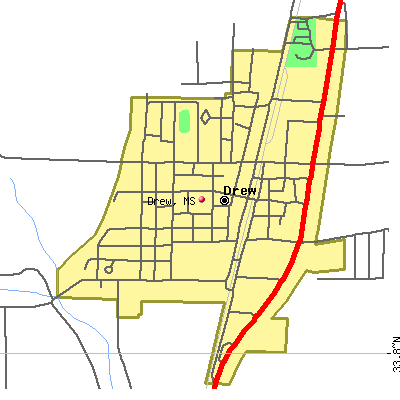 Drew map