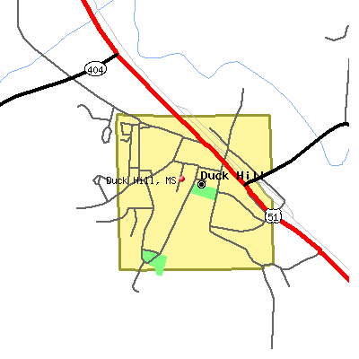 Duck Hill map