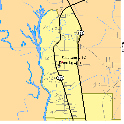 Escatawpa map