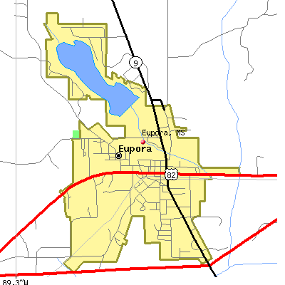 Eupora map