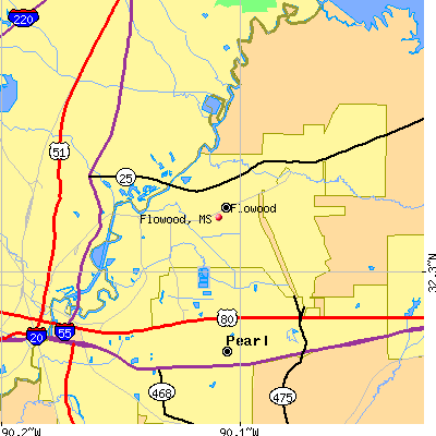 Flowood map