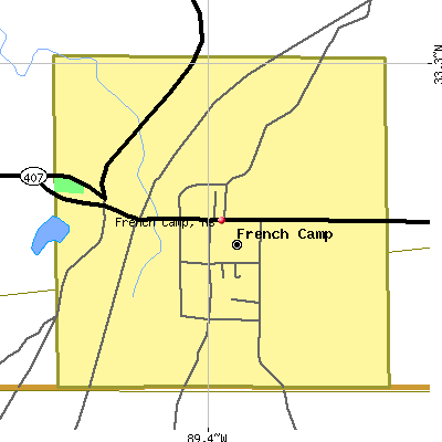 French Camp map