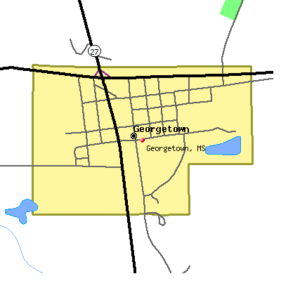 Georgetown map