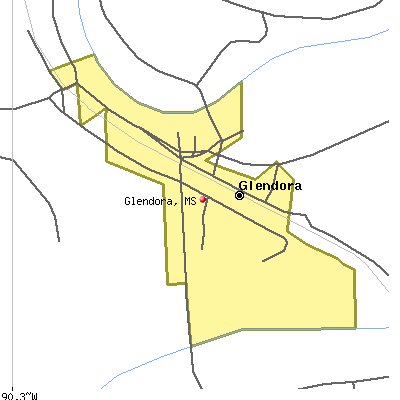 Glendora map
