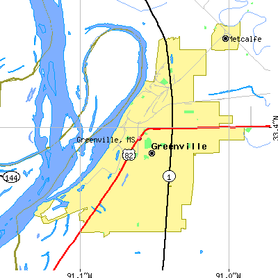 Greenville map