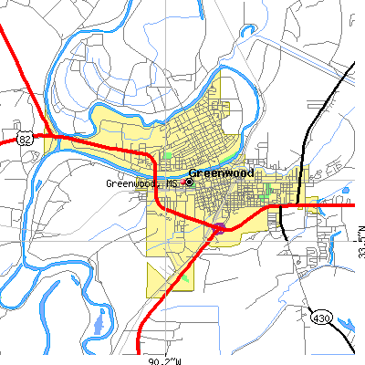 Greenwood map
