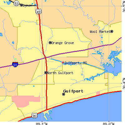 Gulfport map