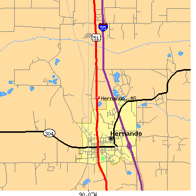 Hernando map