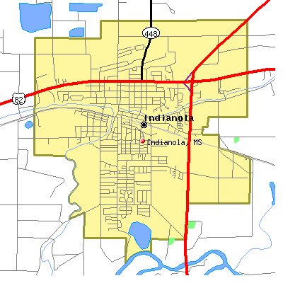 Indianola map