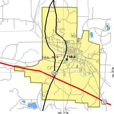 Iuka map