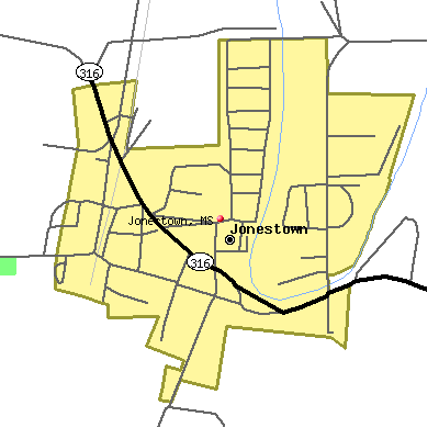 Jonestown map