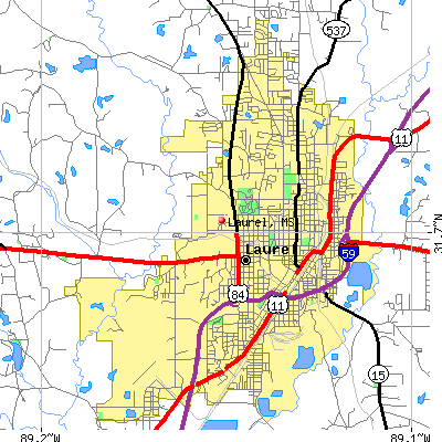 Laurel map