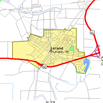 Leland map