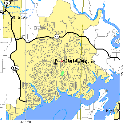Fairfield Bay map