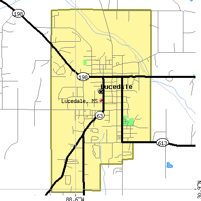 Lucedale map