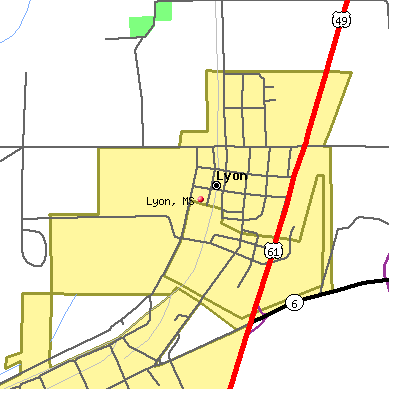 Lyon map