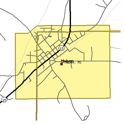 Maben map
