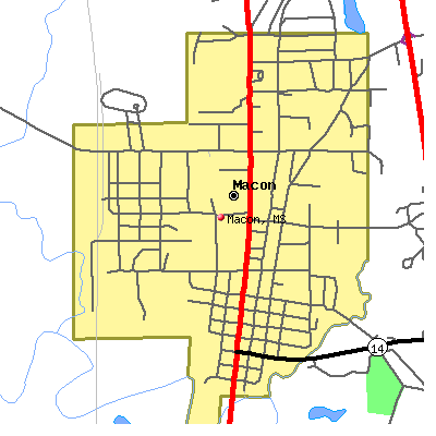 Macon map