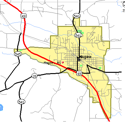Magee map