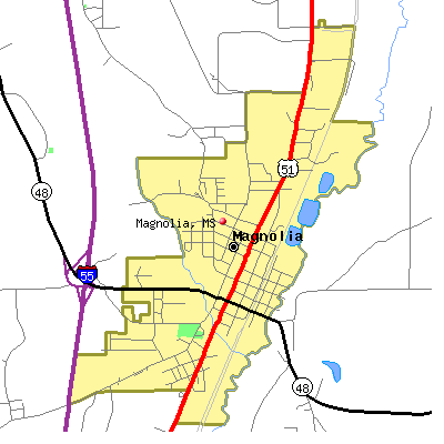 Magnolia map