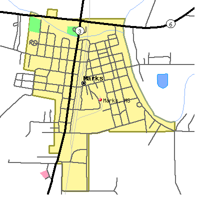 Marks map