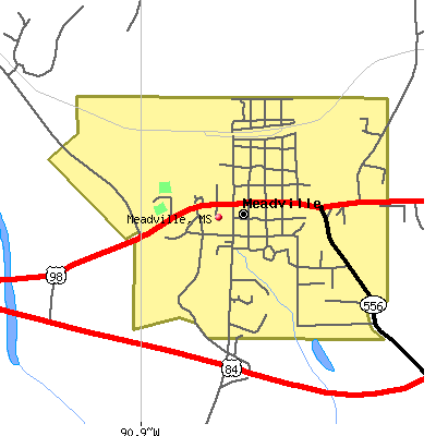 Meadville map