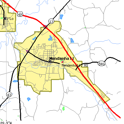 Mendenhall map