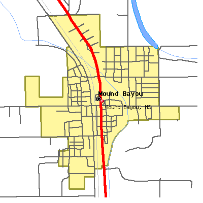 Mound Bayou map