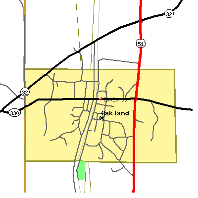 Oakland map