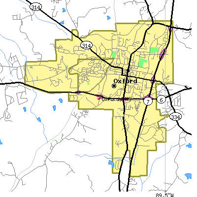 Oxford map