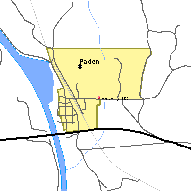 Paden map