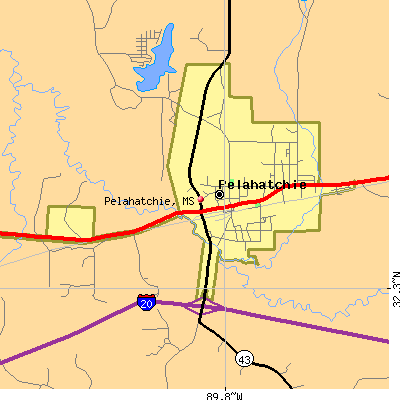 Pelahatchie map