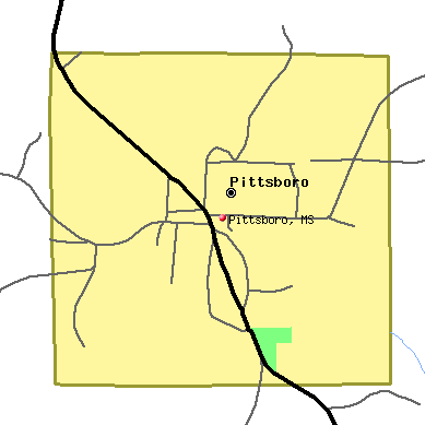 Pittsboro map