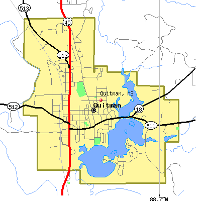 Quitman map