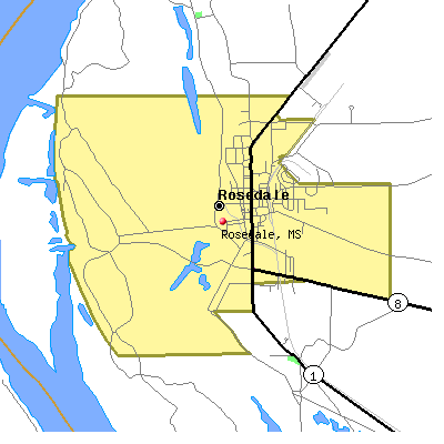 Rosedale map
