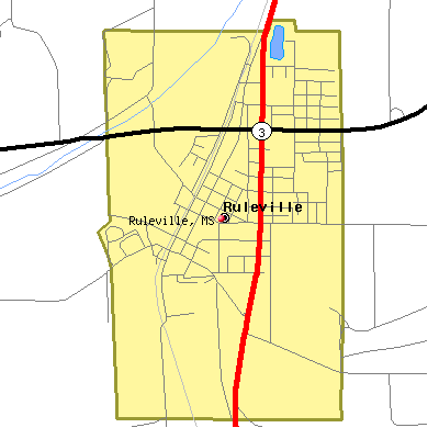 Ruleville map