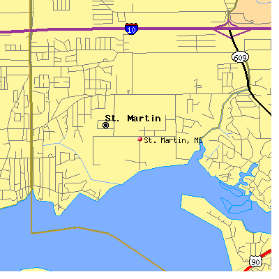 St. Martin map