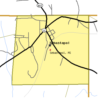Sebastopol map