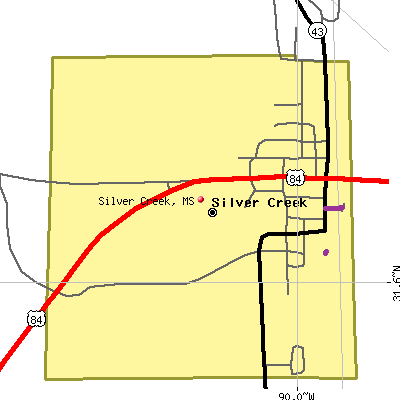 Silver Creek map