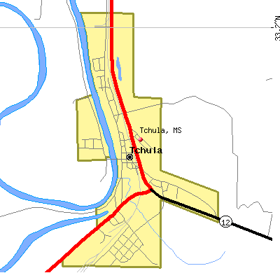 Tchula map