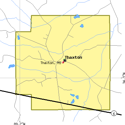 Thaxton map