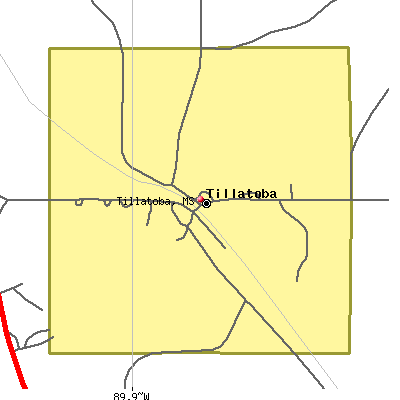Tillatoba map