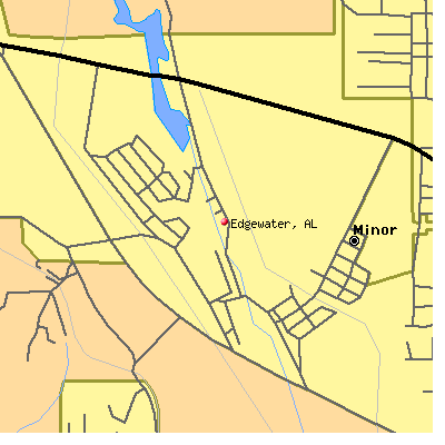 Edgewater map