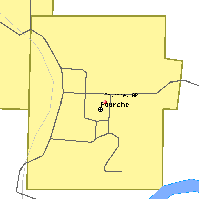 Fourche map
