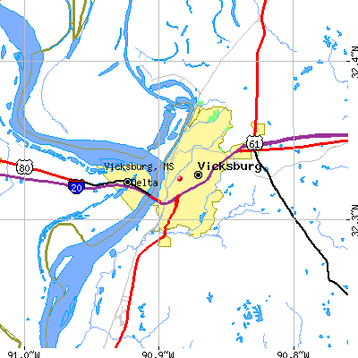 Vicksburg map