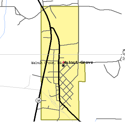 Walnut Grove map