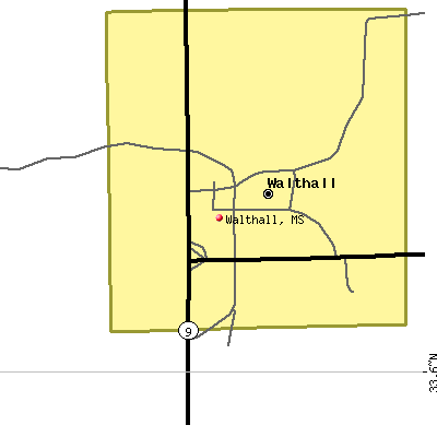 Walthall map