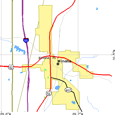 Winona map
