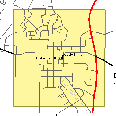 Woodville map